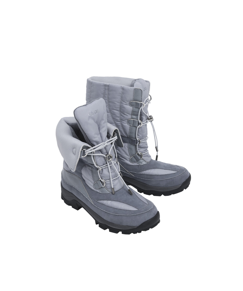 Unstructured Padded Boots / Grey